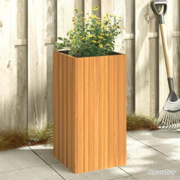 Jardinire 45x45x90 cm bois massif d'acacia