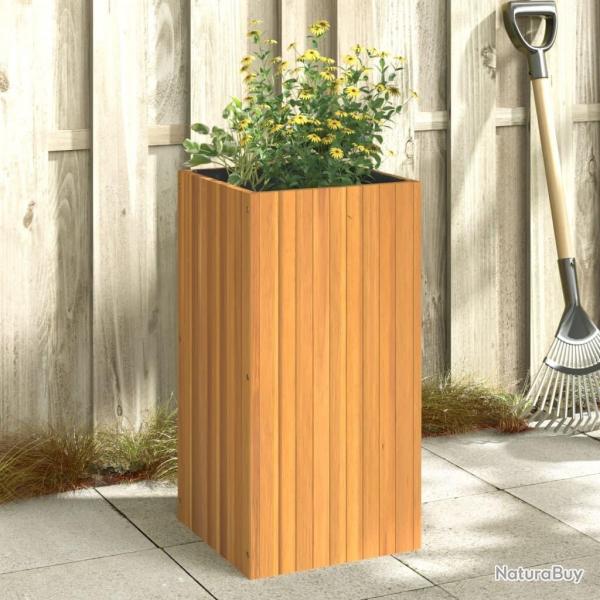 Jardinire 45x45x90 cm bois massif d'acacia alsavelo