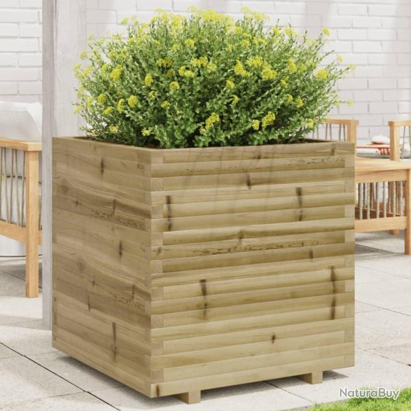 Jardinire 70x70x72,5 cm bois de pin imprgn alsavelo