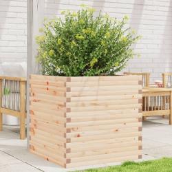 Jardinière 70x70x68,5 cm bois de pin massif alsavelo