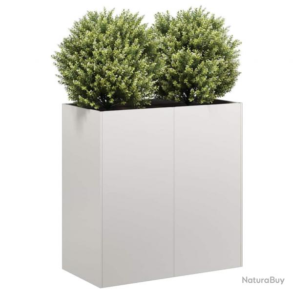 Jardinire 80x40x80 cm acier inoxydable alsavelo