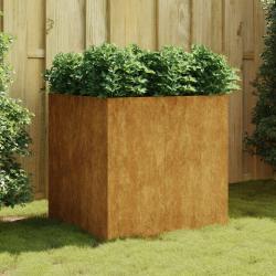 Jardinière 80x80x80 cm acier corten alsavelo