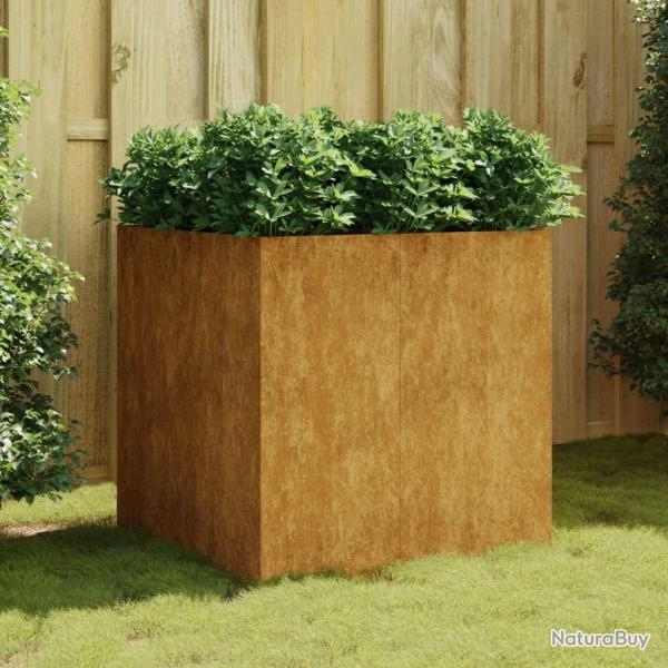 Jardinire 80x80x80 cm acier corten alsavelo