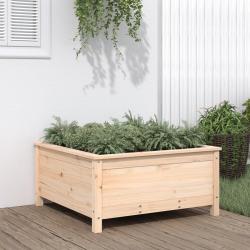Jardinière 82,5x82,5x39 cm bois de pin massif alsavelo