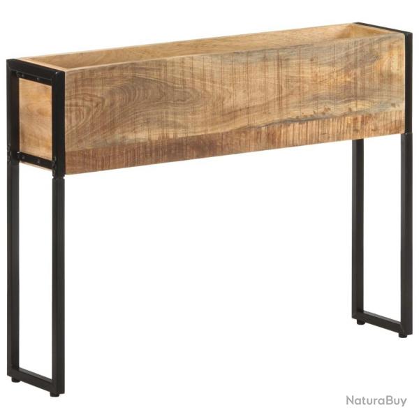 Jardinire 90x20x68 cm Bois de manguier brut alsavelo