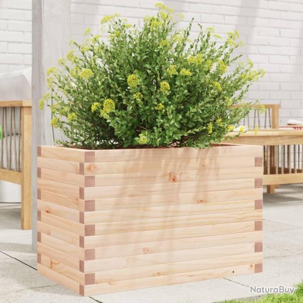 Jardinire 70x40x45,5 cm bois de pin massif alsavelo