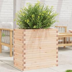 Jardinière 70x40x68,5 cm bois de pin massif alsavelo
