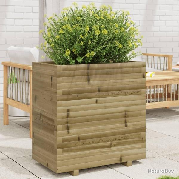 Jardinire 70x40x72,5 cm bois de pin imprgn alsavelo