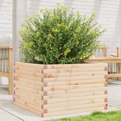 Jardinière 70x70x45,5 cm bois de pin massif alsavelo