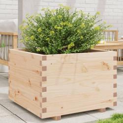Jardinière 70x70x49,5 cm bois de pin massif alsavelo