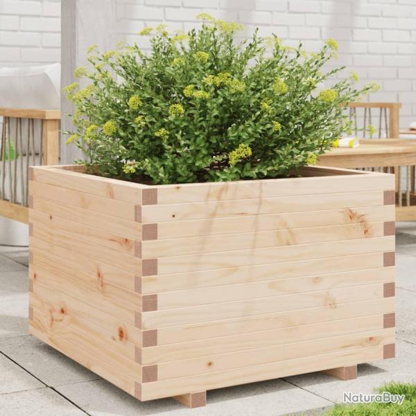 Jardinire 70x70x49,5 cm bois de pin massif alsavelo
