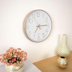 Horloge murale 30 cm Or rosé alsavelo