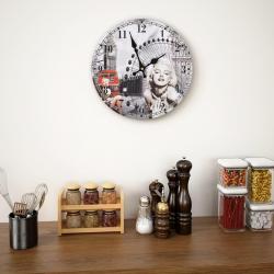 Horloge murale vintage 30 cm alsavelo