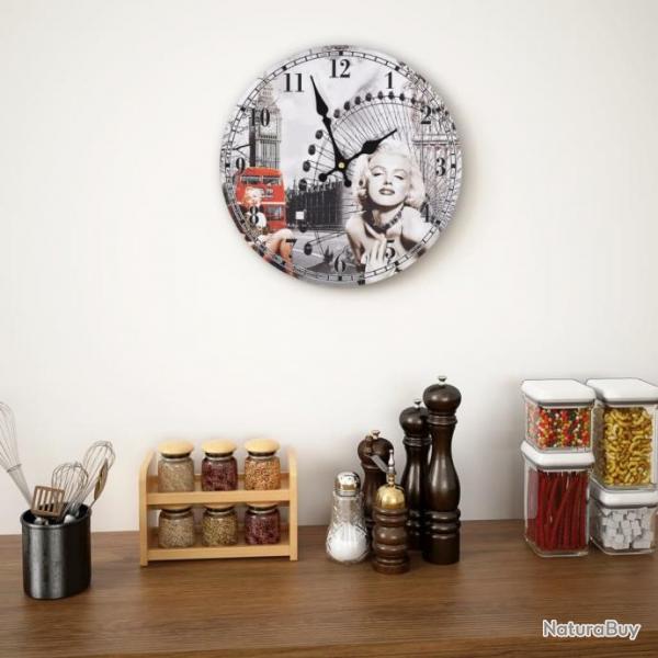 Horloge murale vintage 30 cm