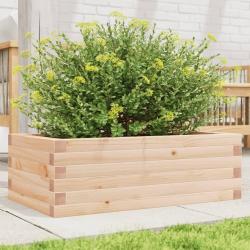 Jardinière 70x40x23 cm bois de pin massif alsavelo