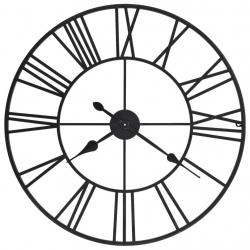 Horloge murale vintage avec mouvement à quartz Métal 80 cm XXL alsavelo
