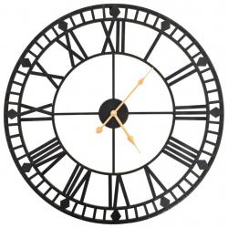 Horloge murale vintage avec mouvement à quartz Métal 60 cm XXL alsavelo