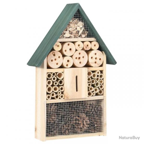 Htel  insectes 31x10x48 cm Bois de sapin