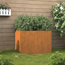 Jardinière 62x47x46 cm acier corten alsavelo