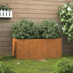 Jardinière 62x40x39 cm acier corten alsavelo