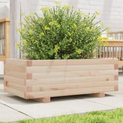 Jardinière 70x40x26,5 cm bois de pin massif alsavelo