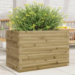 Jardinière 70x40x46 cm bois de pin imprégné alsavelo