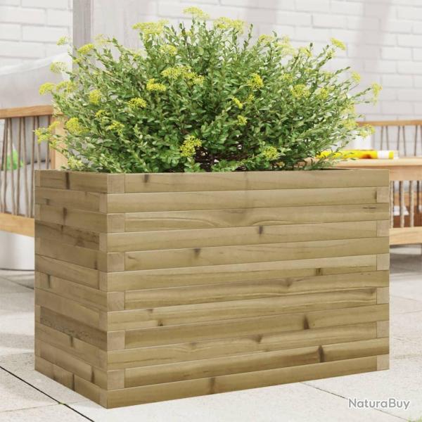 Jardinire 70x40x46 cm bois de pin imprgn alsavelo