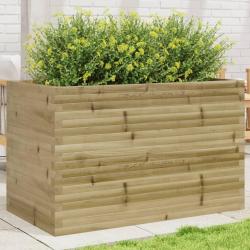Jardinière 110x60x68,5 cm bois de pin imprégné alsavelo