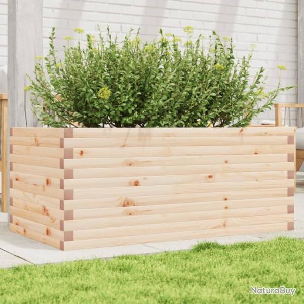 Jardinire 110x60x45,5 cm bois de pin massif