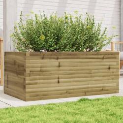 Jardinière 110x60x46 cm bois de pin imprégné alsavelo