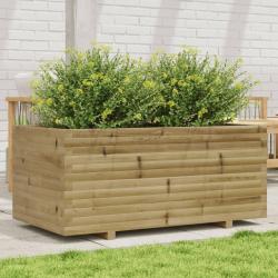 Jardinière 110x60x49,5 cm bois de pin imprégné alsavelo