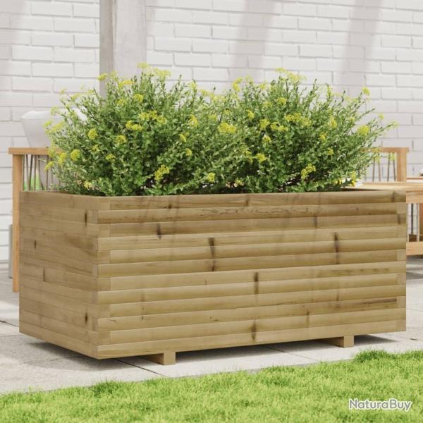 Jardinire 110x60x49,5 cm bois de pin imprgn alsavelo