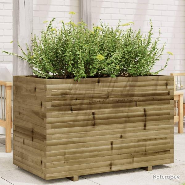 Jardinire 110x60x72 cm bois de pin imprgn alsavelo
