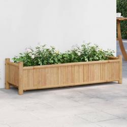 Jardinière 100x30x25 cm bambou alsavelo