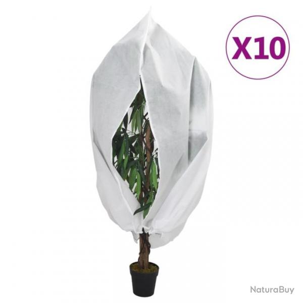 Housses de protection pour plantes avec fermeture clair 10 pcs alsavelo