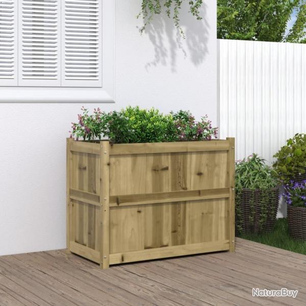 Jardinire 90x50x70 cm bois de pin imprgn alsavelo