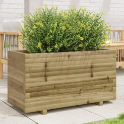 Jardinière 90x40x49,5 cm bois de pin imprégné alsavelo