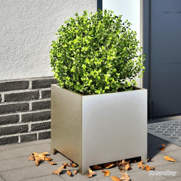 Jardinire 40x40x40 cm acier inoxydable alsavelo