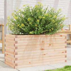 Jardinière 90x40x45,5 cm bois de pin massif alsavelo