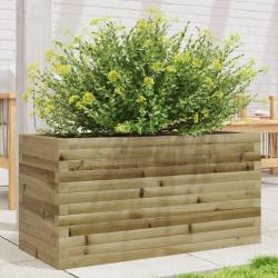 Jardinière 90x40x45,5 cm bois de pin imprégné alsavelo