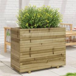 Jardinière 90x40x72,5 cm bois de pin imprégné alsavelo
