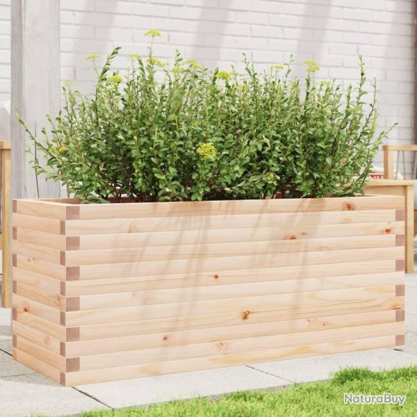 Jardinire 110x40x45,5 cm bois de pin massif alsavelo