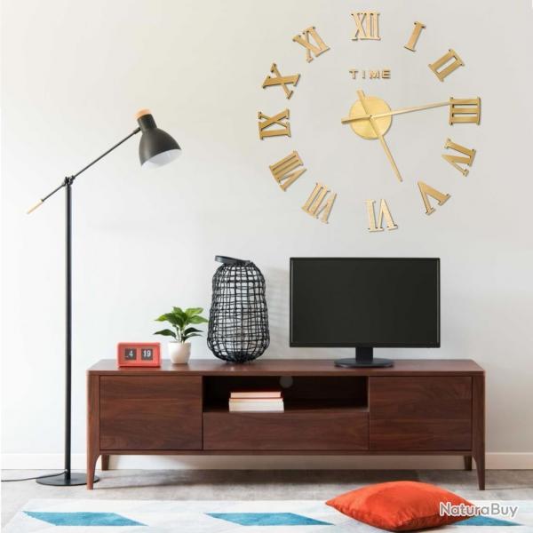 Horloge murale 3D Design moderne Dor 100 cm XXL alsavelo