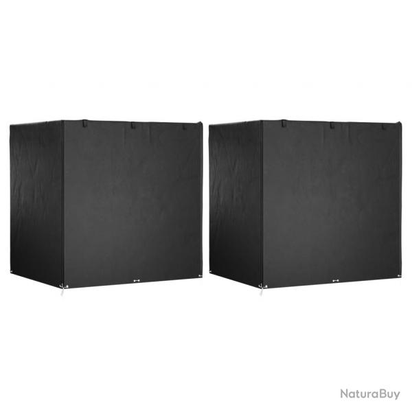 Housses de balancelle 2 pcs 12 oeillets 220x177x220 cm PE alsavelo