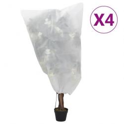 Housses de protection pour plantes avec cordon de serrage 4 pcs alsavelo