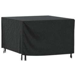 Housse de salon de jardin noir 113x113x73 cm imperméable 420D