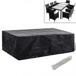Housse de salon de jardin 8 oeillets 300 x 140 x 90 cm alsavelo