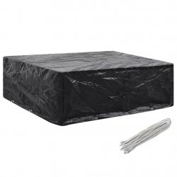 Housse de salon de jardin 8 oeillets 250x210x90 cm alsavelo