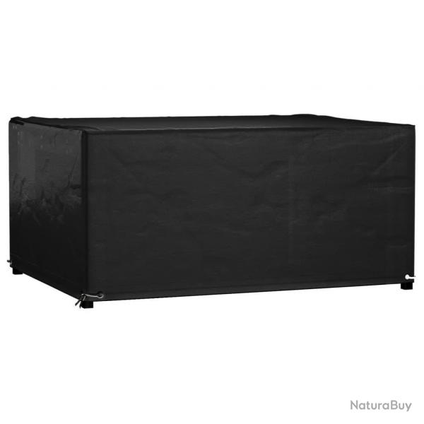 Housse de salon de jardin 8 oeillets 160x120x75 cm rectangulaire alsavelo