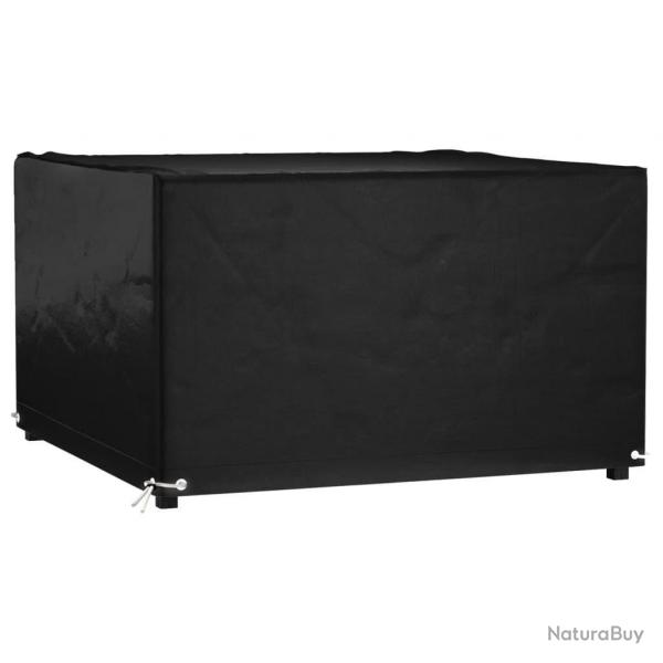 Housse de salon de jardin 8 oeillets 132x132x80 cm carr alsavelo